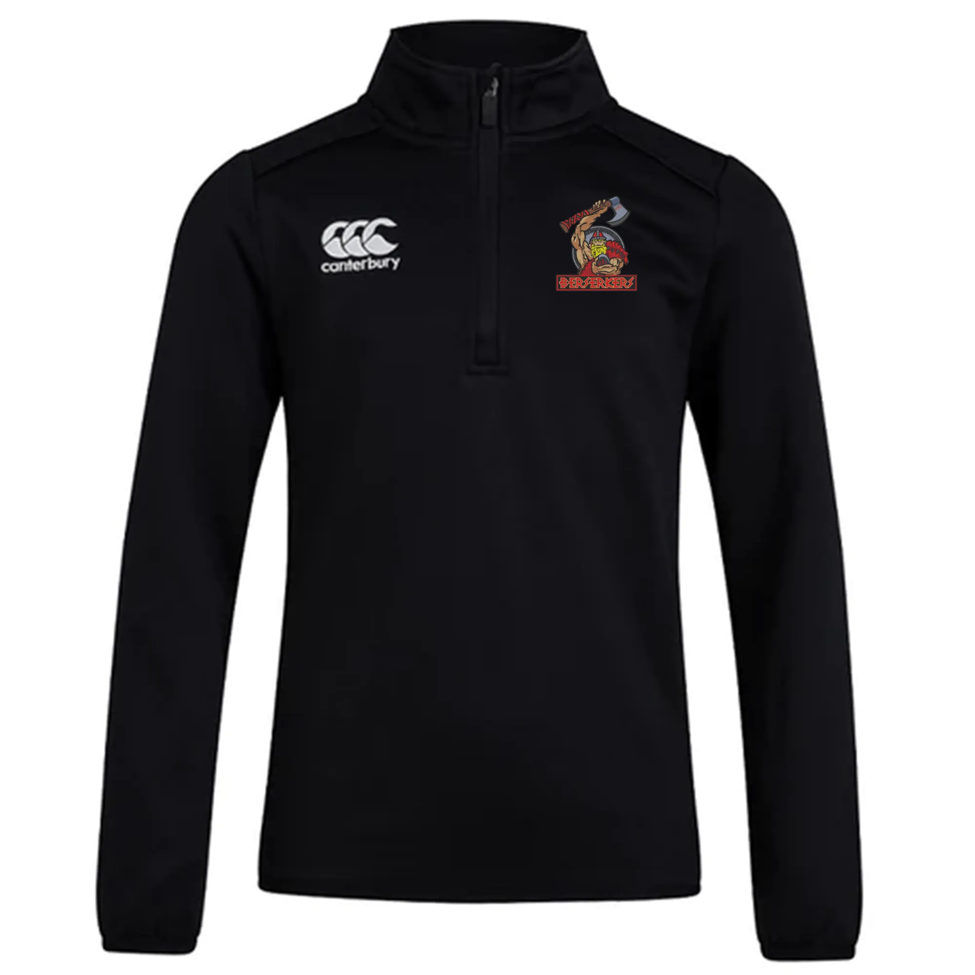 Berserkers Club 1/4 Zip Mid Layer Training Top by Canterbury