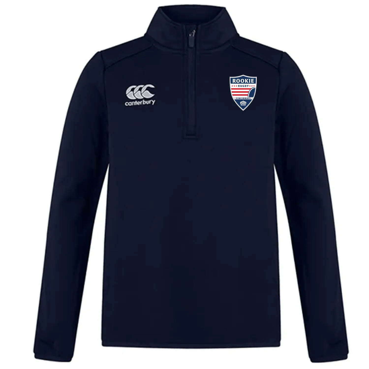 Cincinnati Rookie Rugby Club 1/4 Zip Mid Layer Training Top by Canterbury