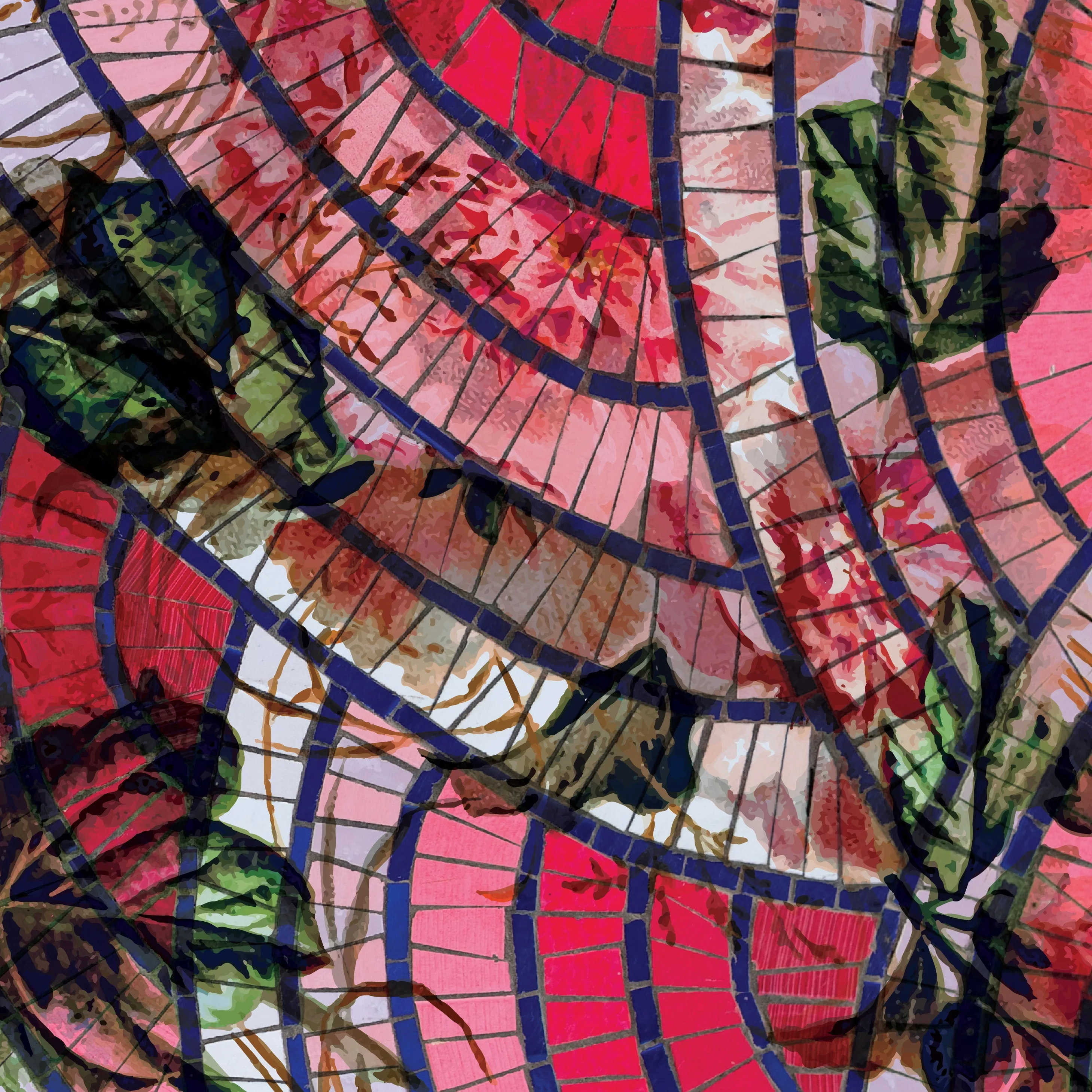 Mosaic Floral Top