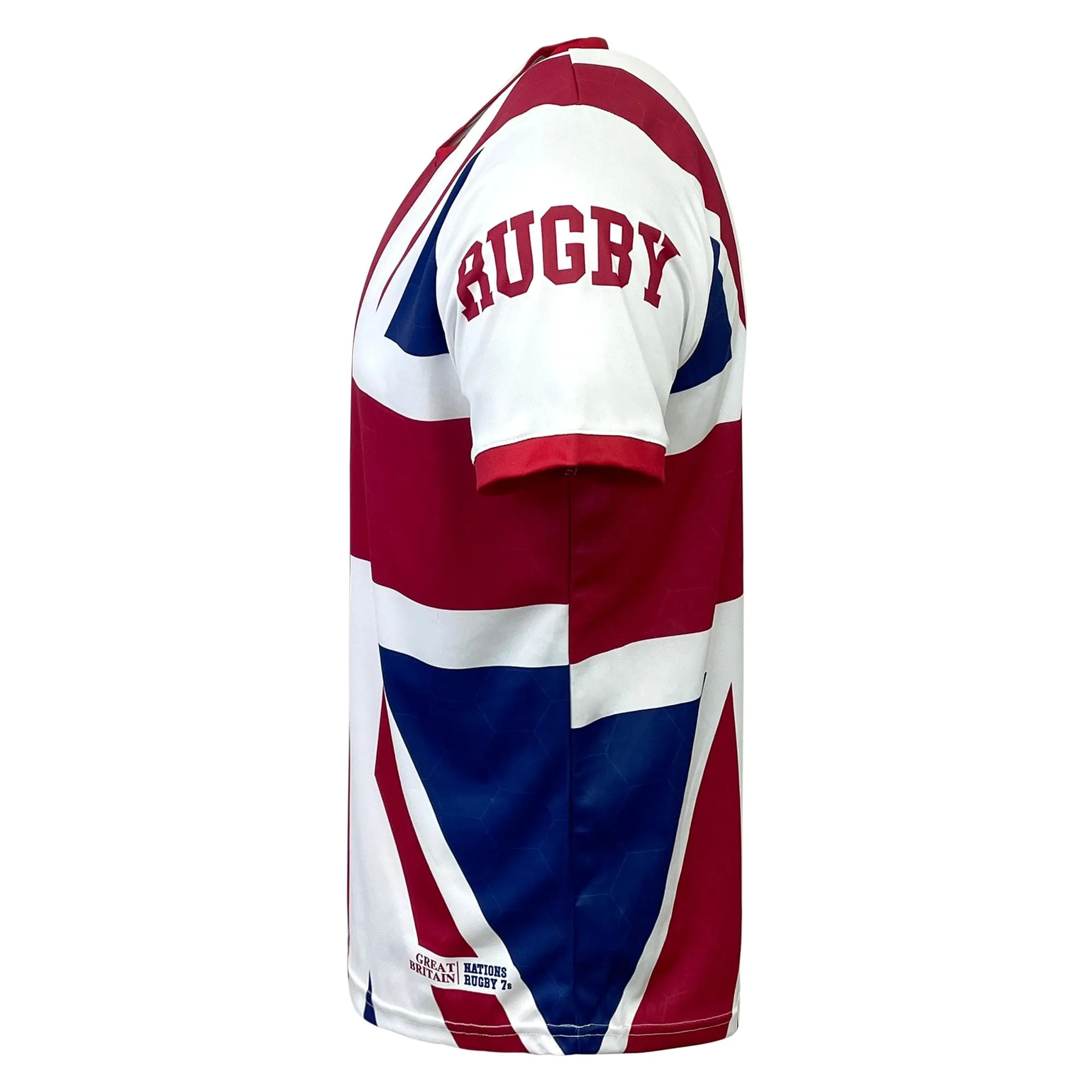 Nations of Rugby Great Britain Sevens Rugby Flag Jersey