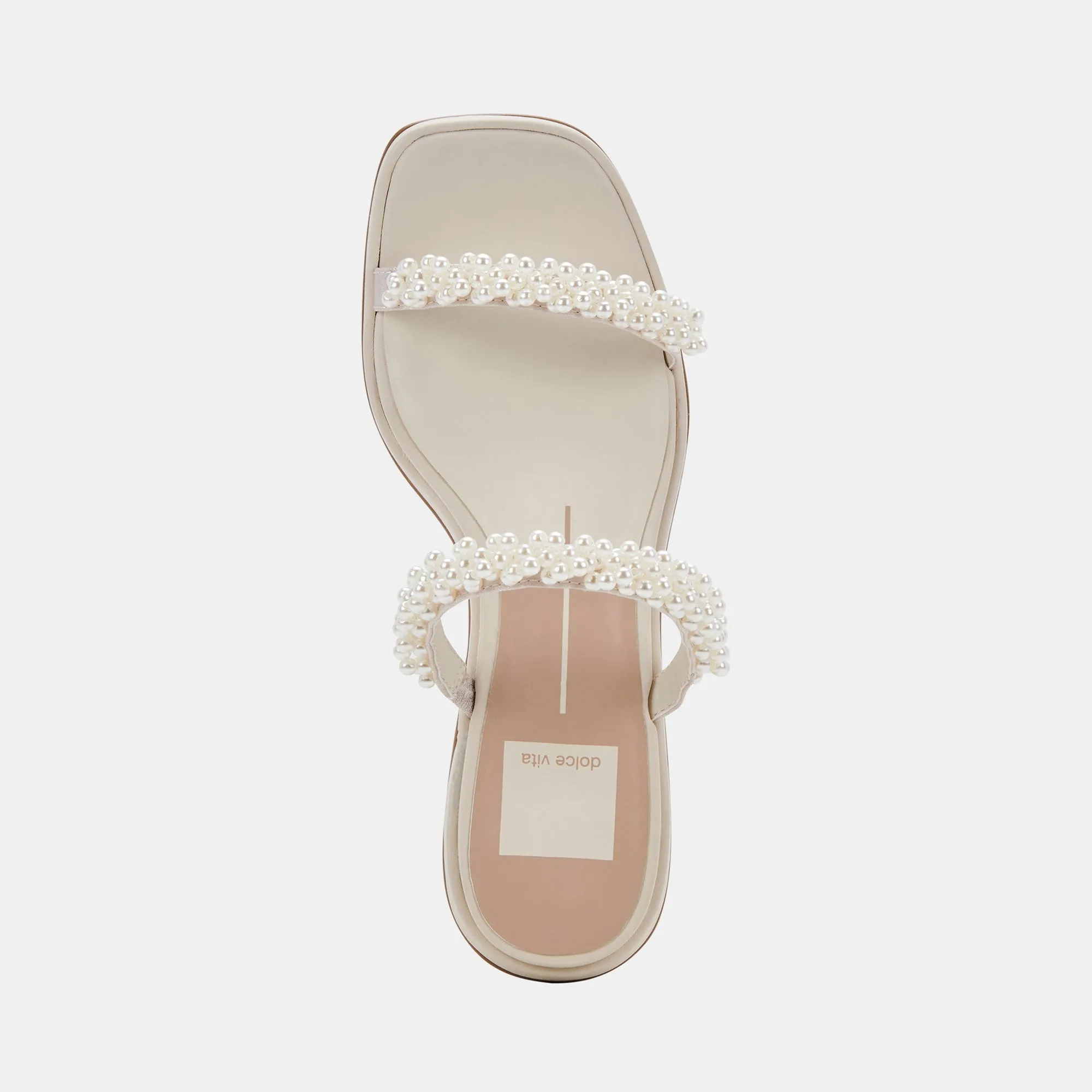 RIVER PEARL HEELS VANILLA PEARLS - re:vita