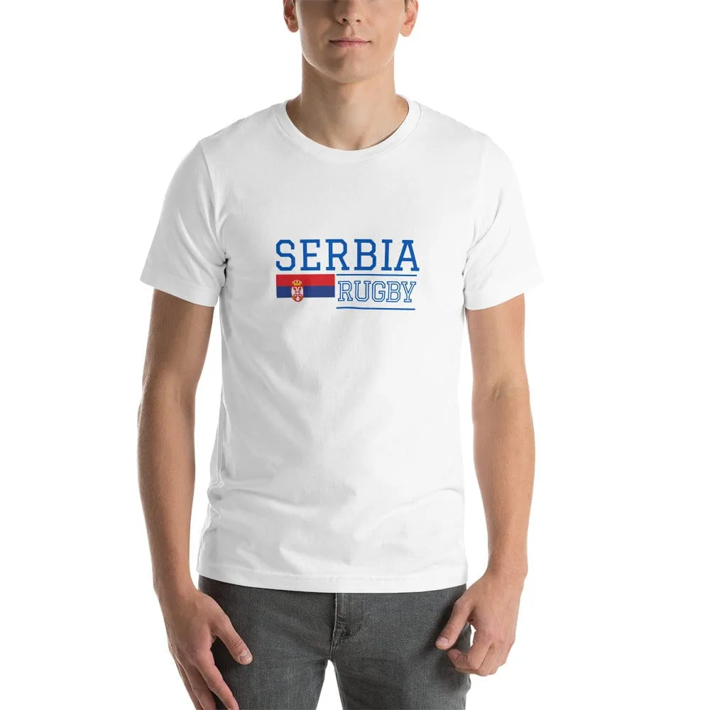 Serbia Rugby Cotton T-Shirt