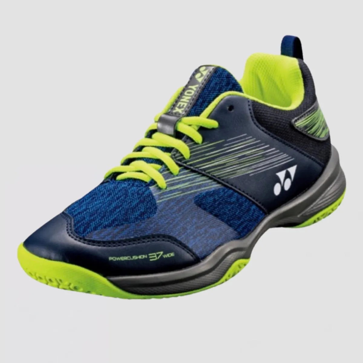 YONEX Power Cushion 37 Wide Navy/Yellow Badminton Shoe